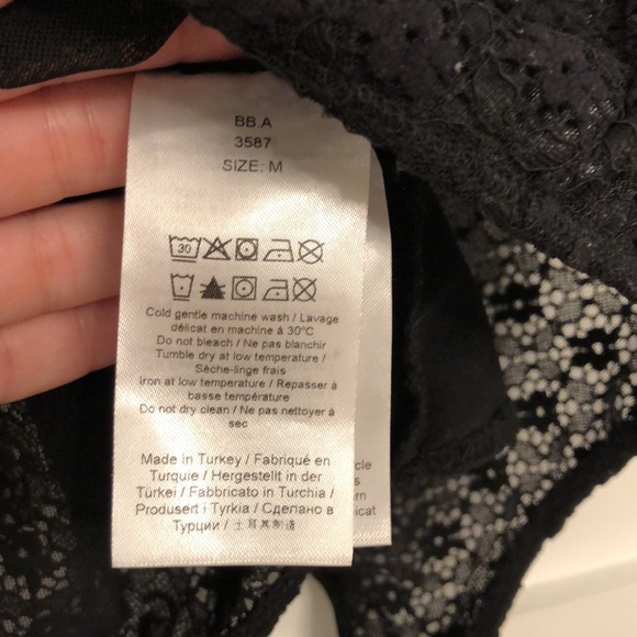 NWOT Ganni Lace Low Back Bodysuit - Medium - Picture 6 of 7